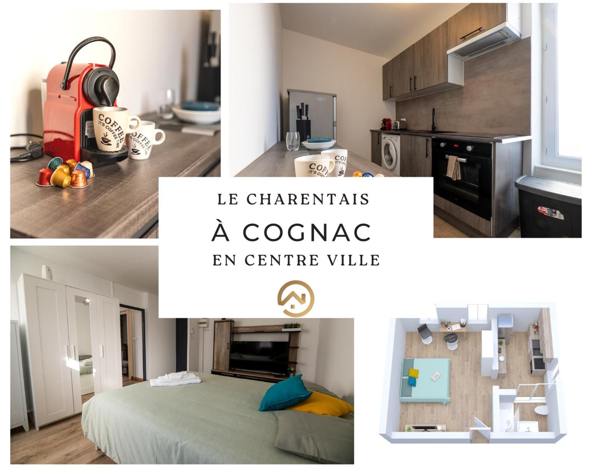 Le Charentais #Confort #Rdc Cognac Luaran gambar